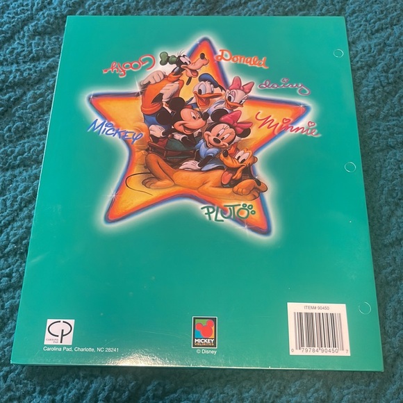 Vintage 90s Disney Goofy pocket folder - Picture 2 of 5